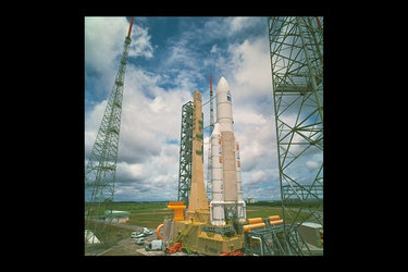 Ariane-501 on the pad
