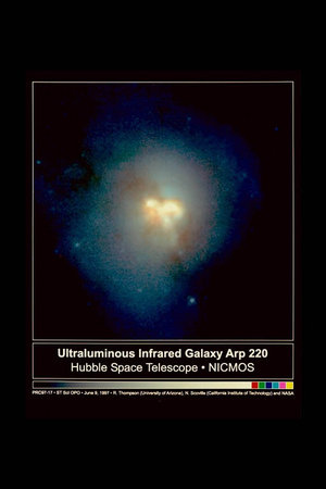 Hubble images colliding galaxies