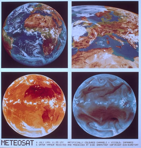 Meteosat-3 Earth image