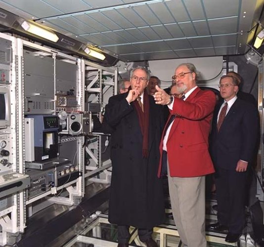 NASA Administrator Goldin visits ESTEC