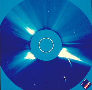 Soho observes comets plunging into Sun