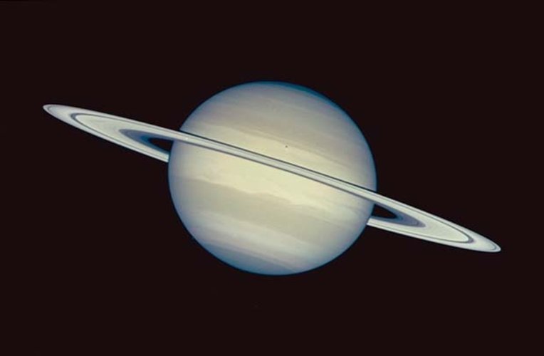 True-colour image of Saturn