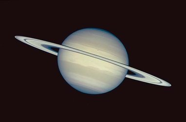 True-colour image of Saturn