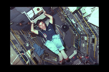 Ulf Merbold aboard Spacelab-1