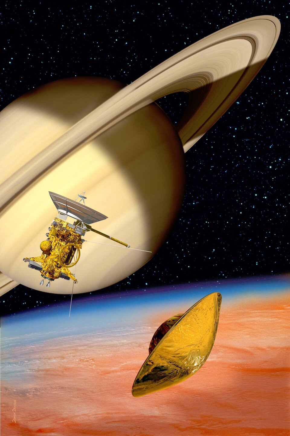 The Cassini-Huygens probe