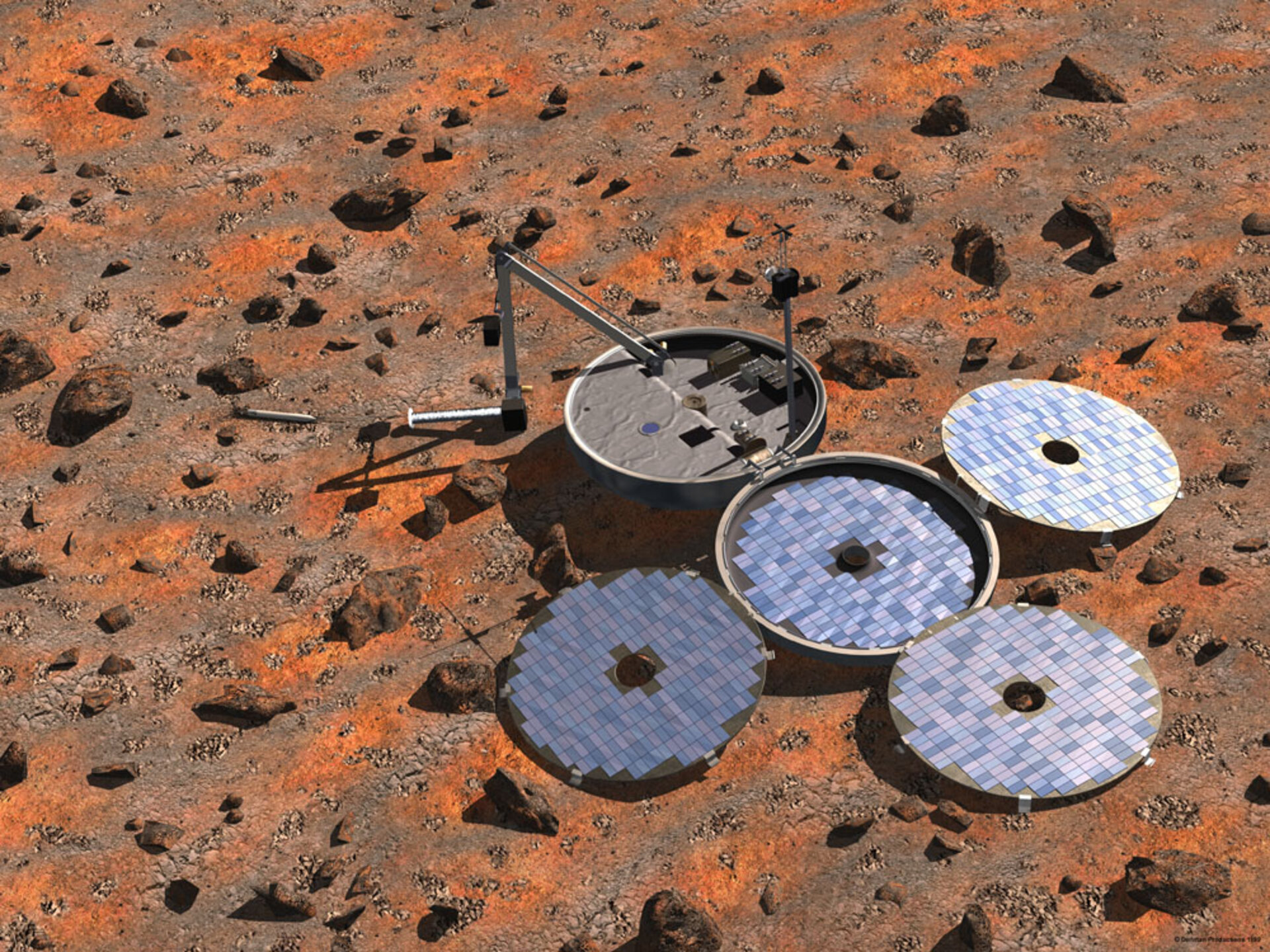 Beagle-2 is scheduled to land on Mars at Christmas