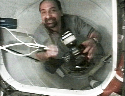 Guidoni is the first European to have visited the ISS