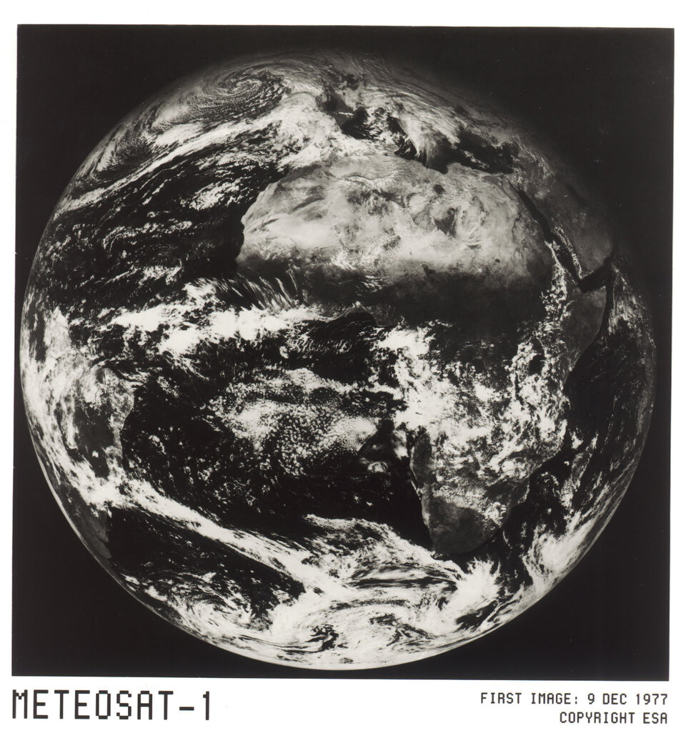 Primera imagen de Meteosat-1