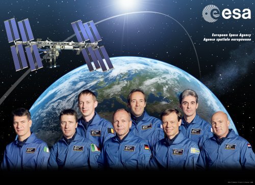 Le Corps européen des astronautes en 2008