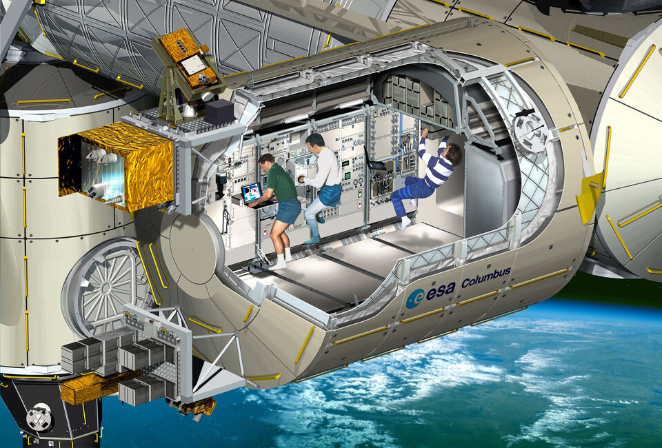 ESA's Columbus research lab
