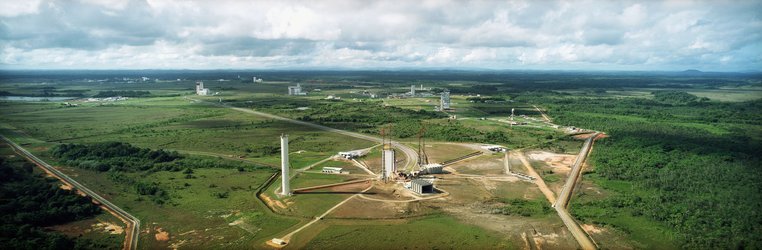 Aerial view of Ariane 5 Launch Zone (ZL3)