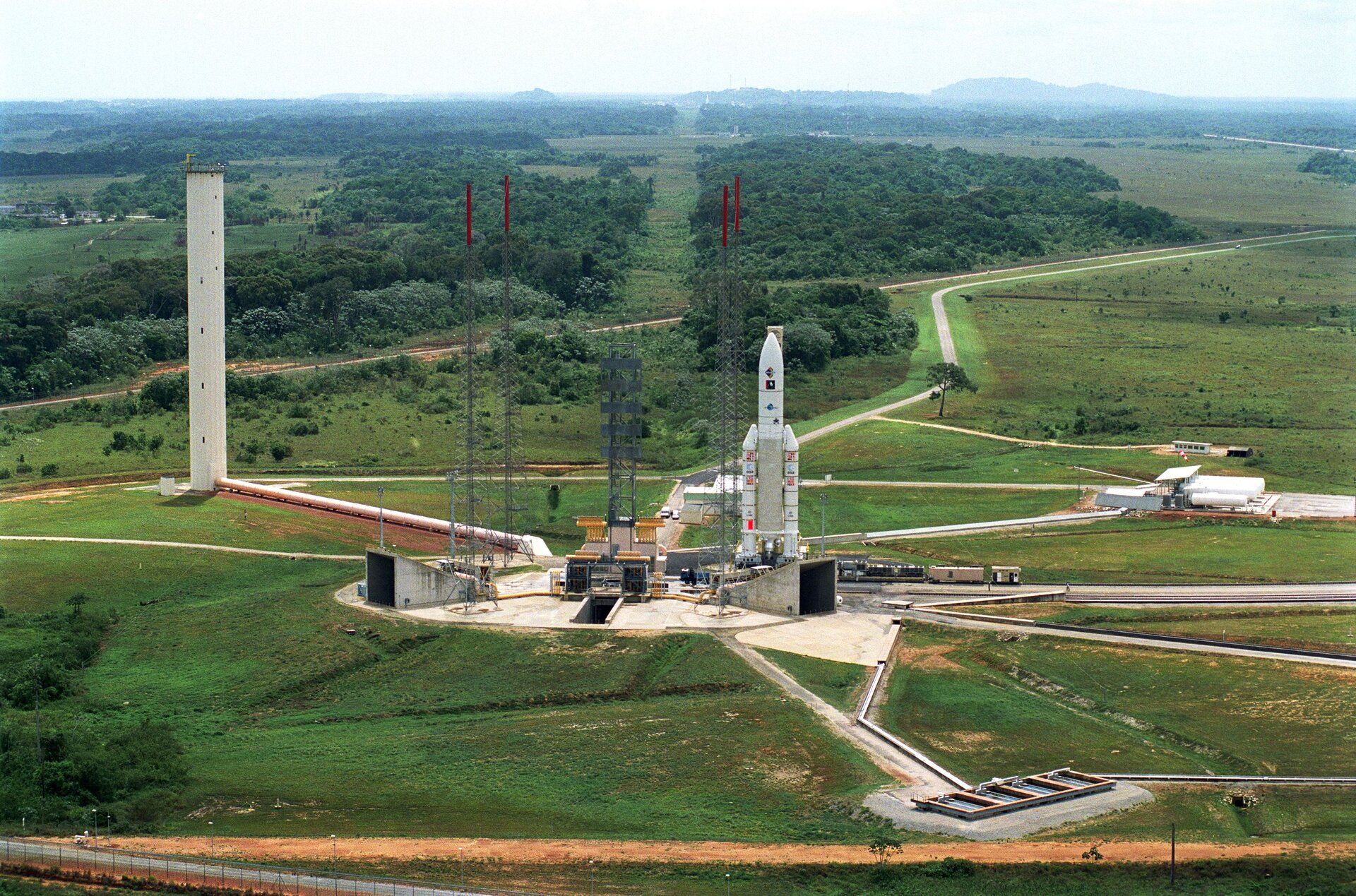 Ariane 5 launch pad at Kourou