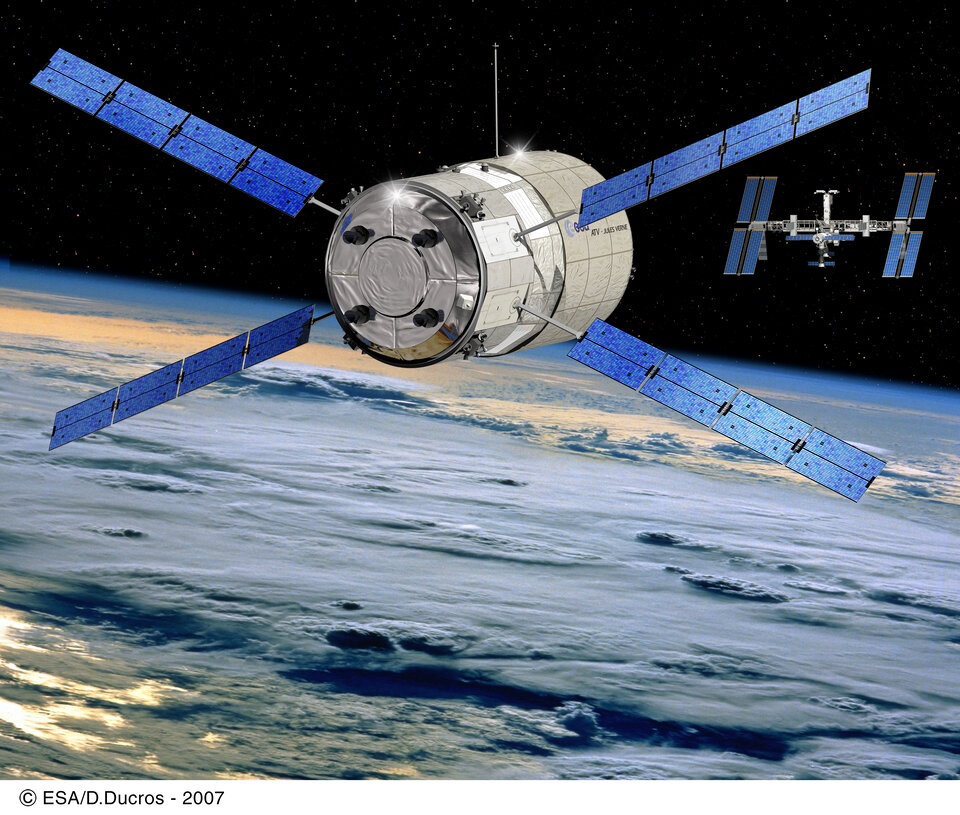 The WAL antenna will guide Europe's ATV for docking