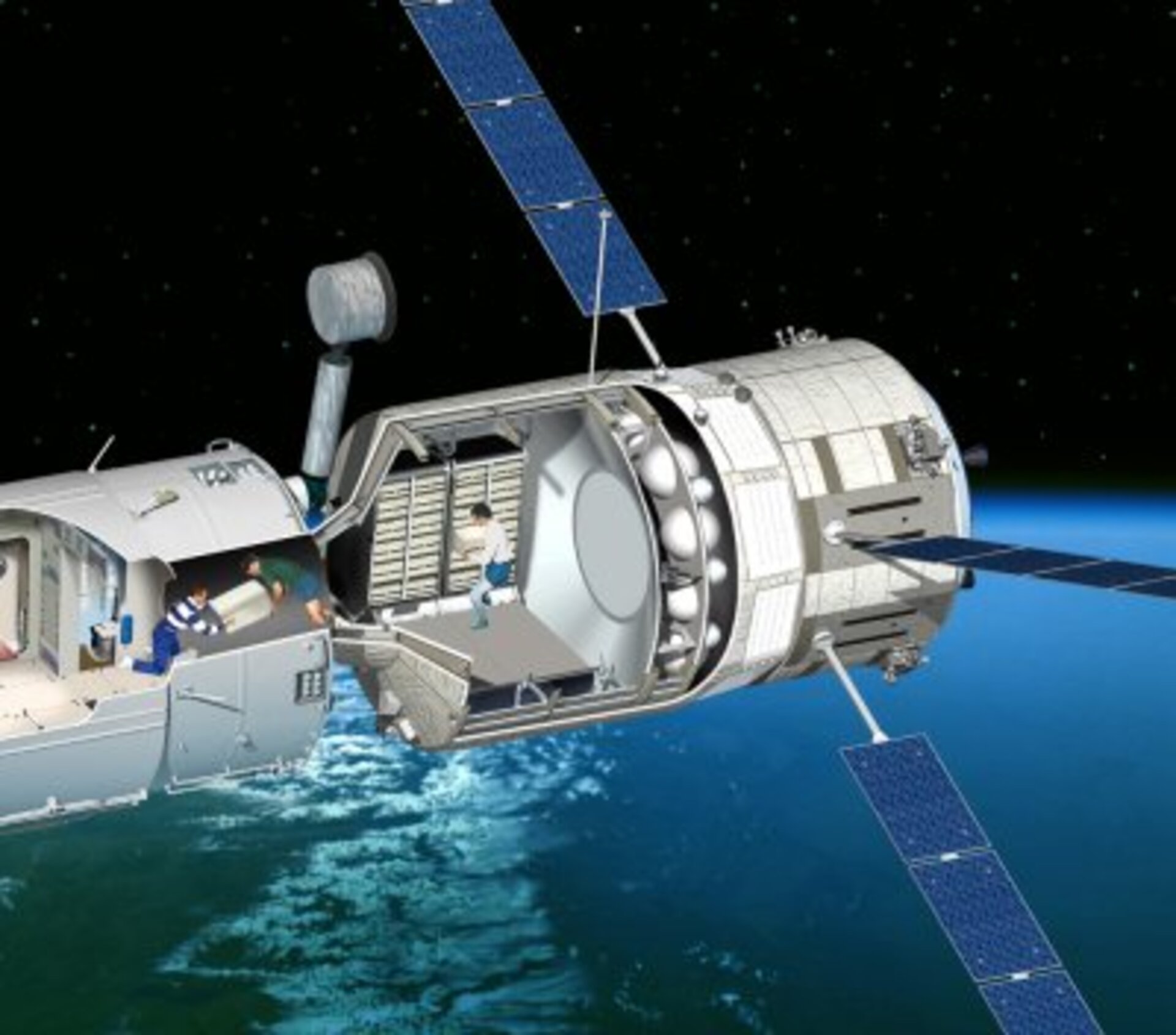 Een veeleisende opdracht: een ATV, gekoppeld aan de Zvezda-module van het ISS