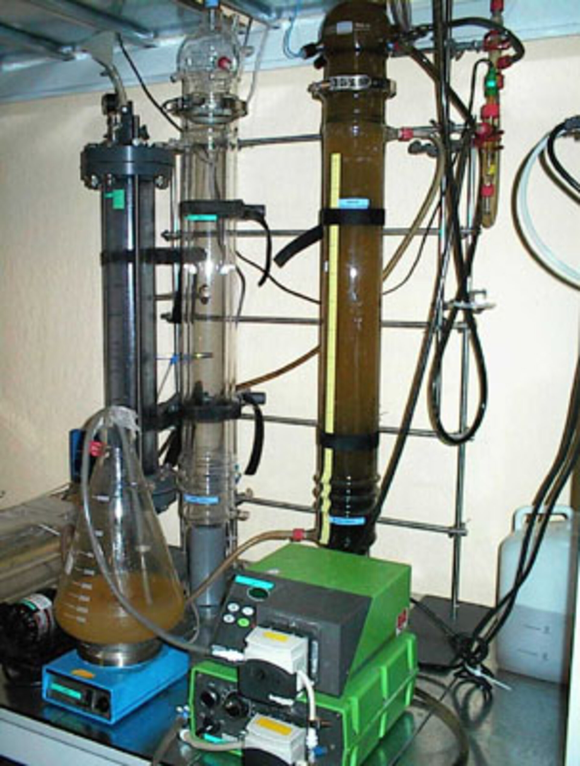 A lab-scale anaerobic reactor
