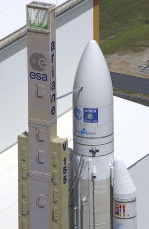 Transfer of the European launcher Ariane 5
