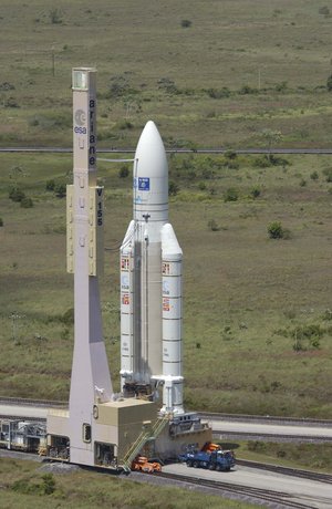 Transfer of the European launcher Ariane 5