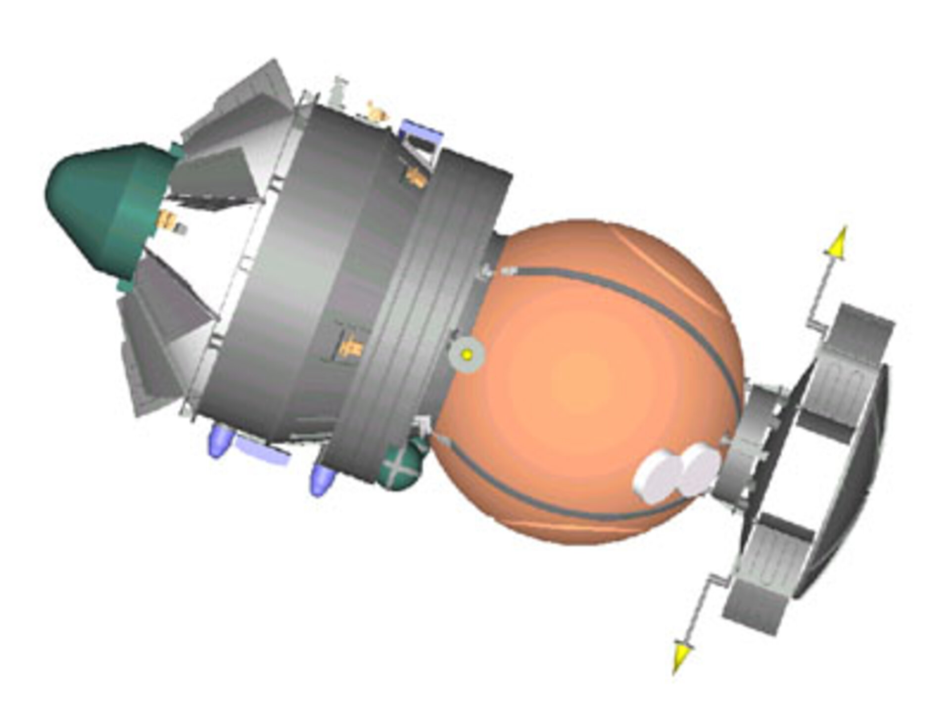 The Soyuz launcher was carrying Foton M-1