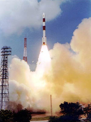 Proba liftoff onboard PSLV