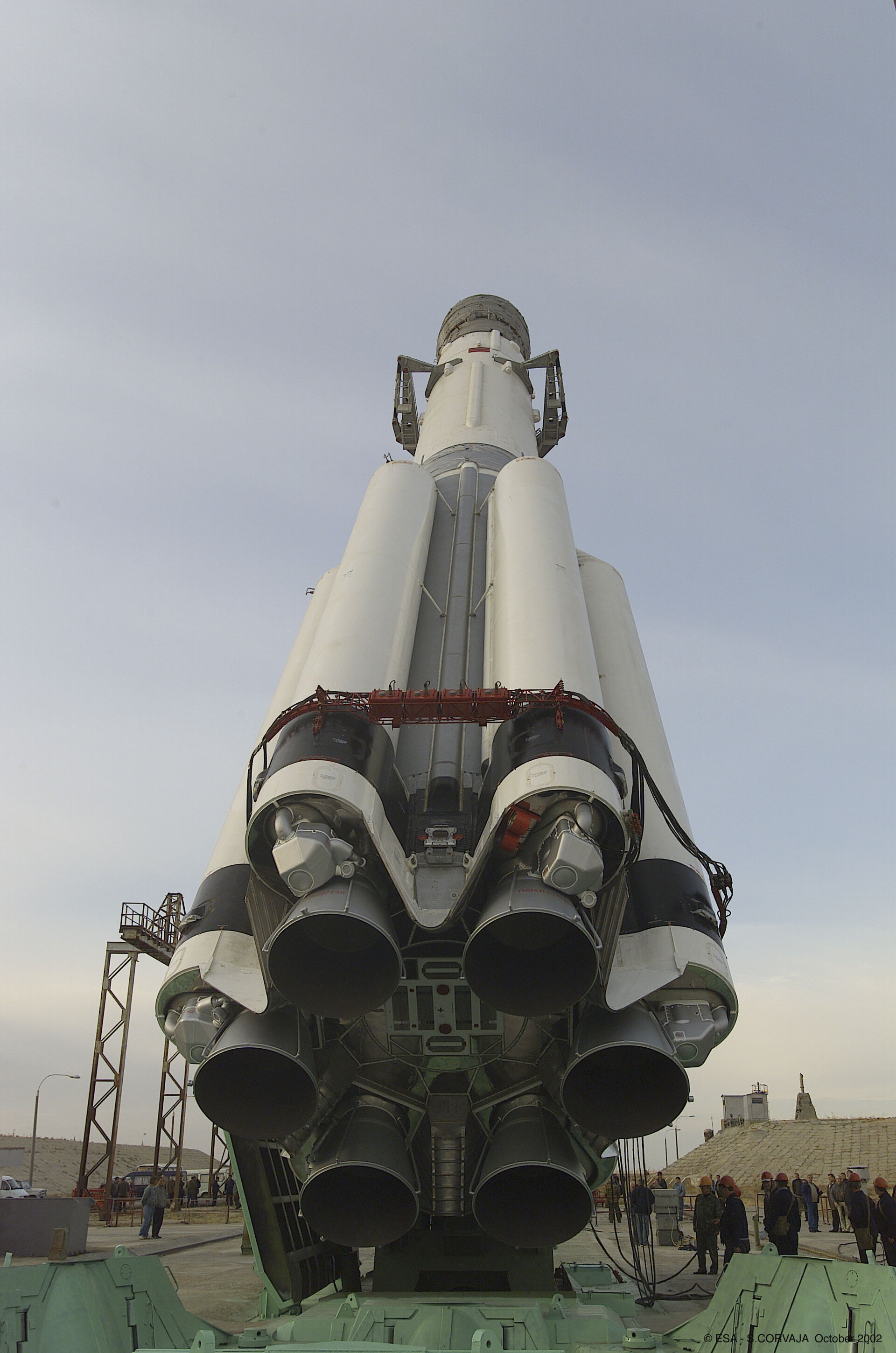 Proton being moving into the vertical position