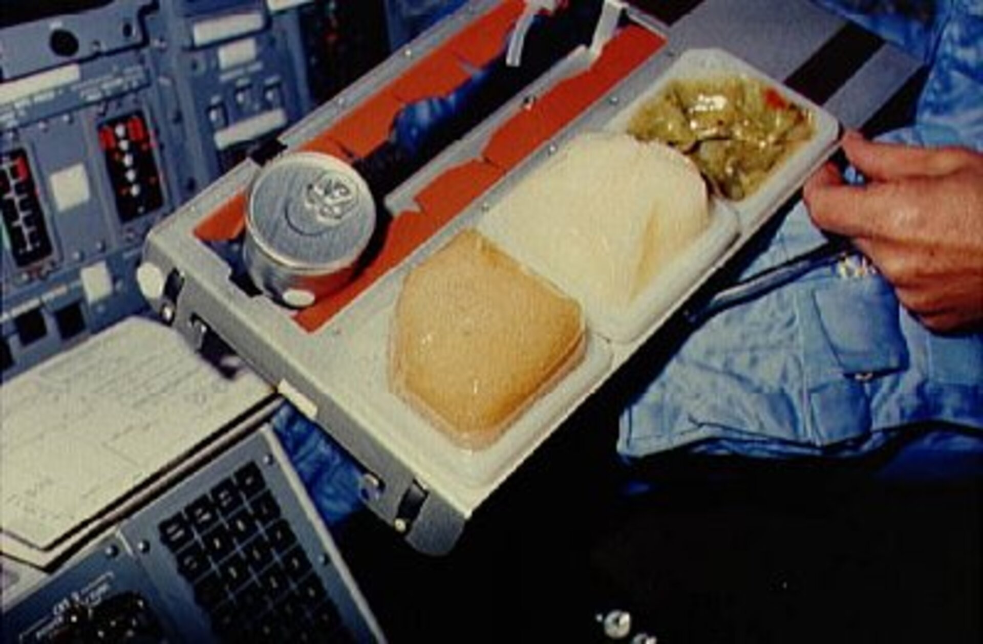 Space Shuttle food tray