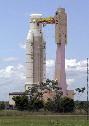 Flight 157 - Ariane 5 moves to the final assembly facilty