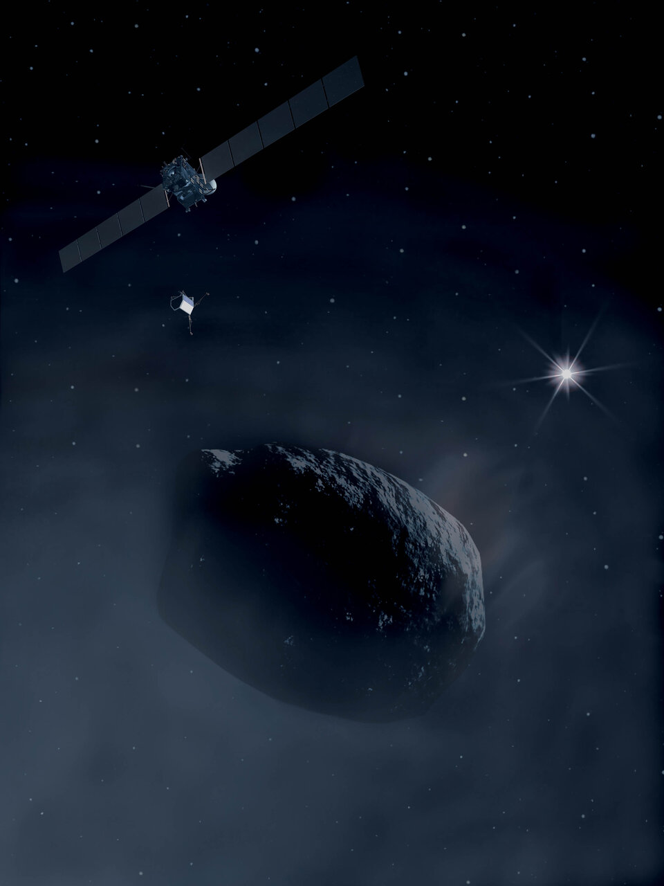 Rosetta wird als erste Sonde in eine Umlaufbahn um einen Kometen gehen