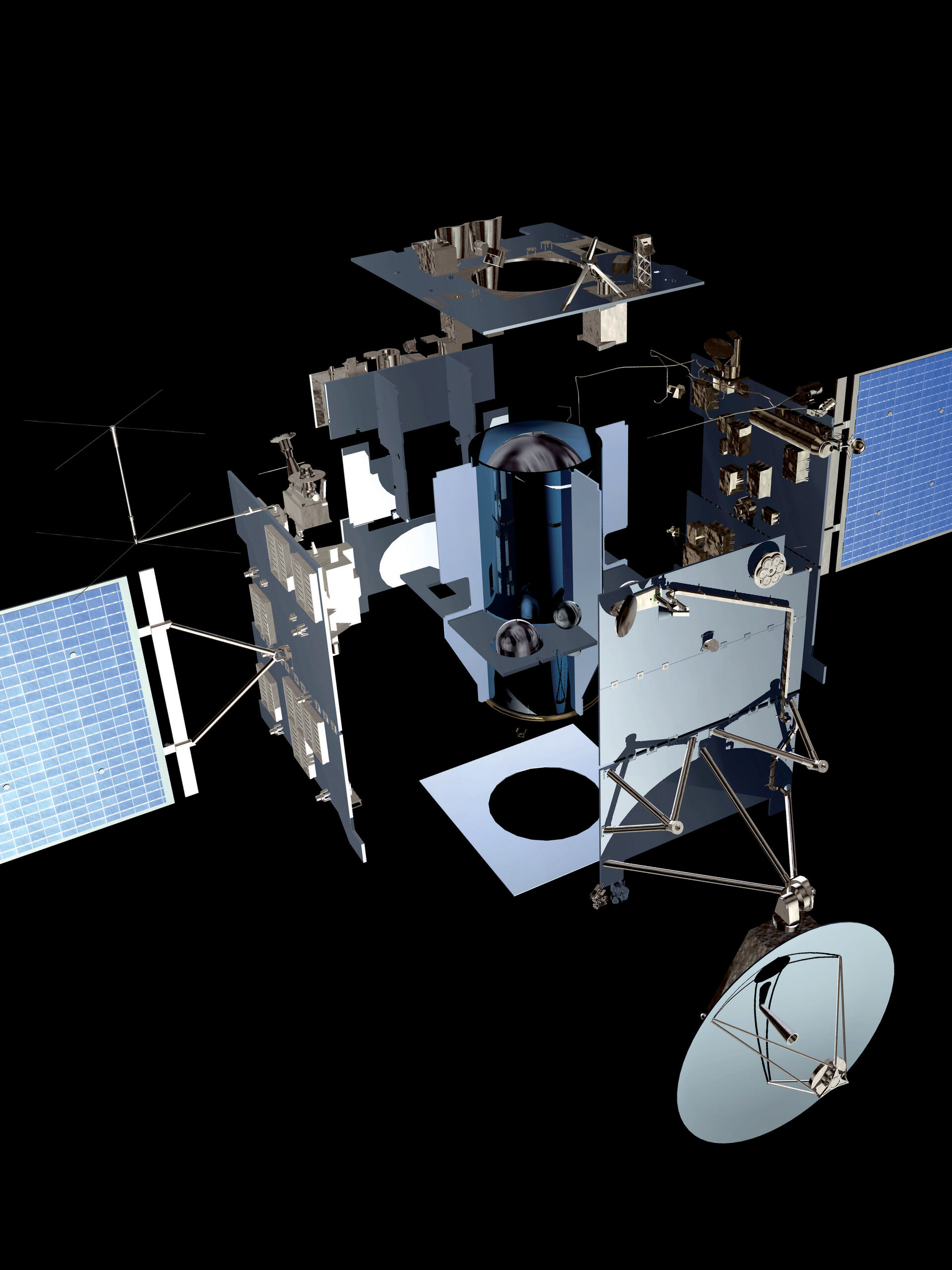 L’orbiteur Rosetta – conception du véhicule spatial