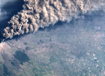 Etna Volcano, Italy - CHRIS image - 30 October 2002