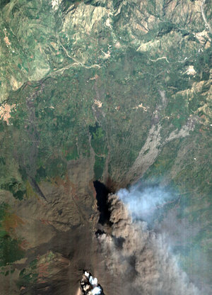 The Etna crater, Italy - CHRIS image - 30 October 2002