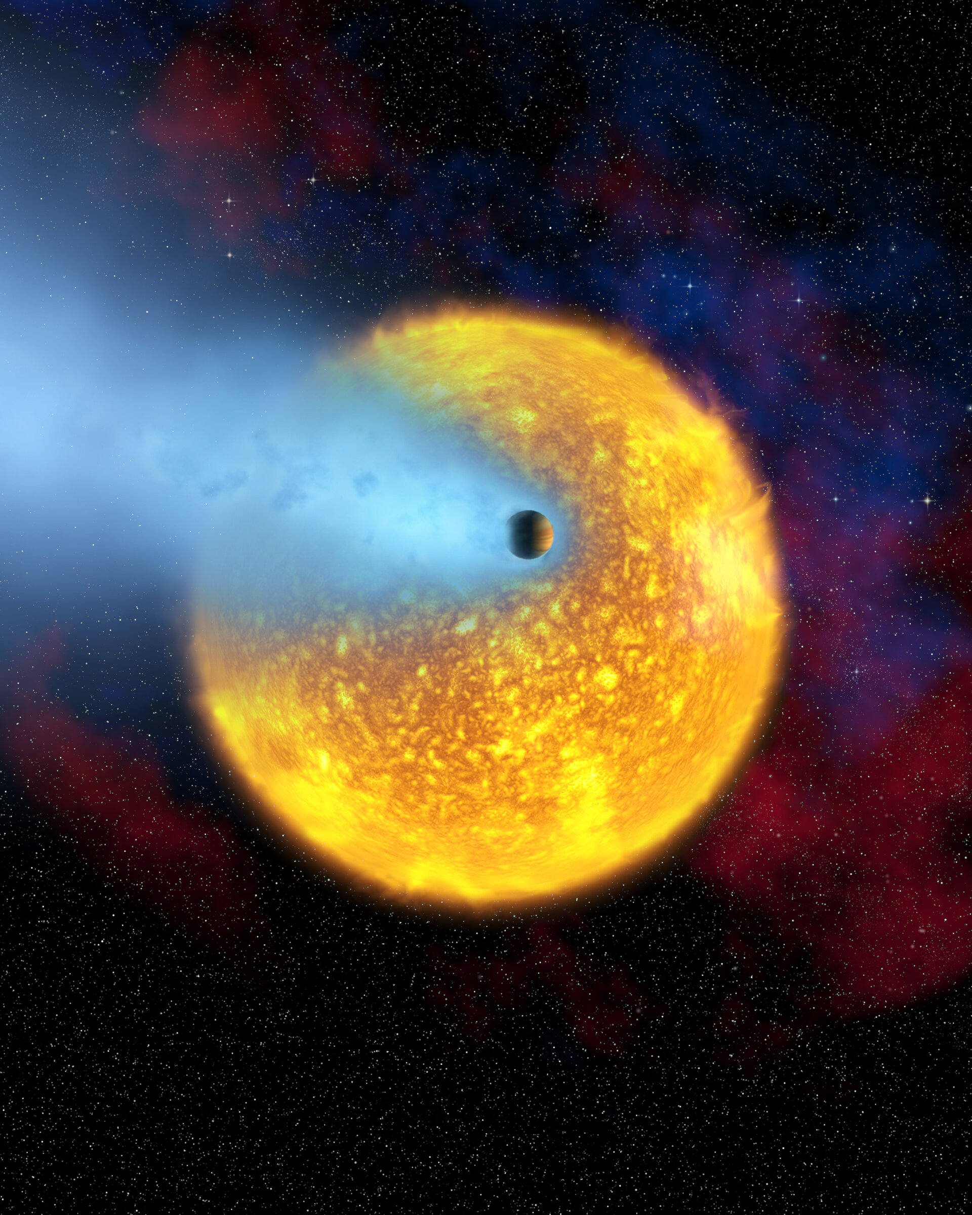 European astronomers observe first evaporating planet