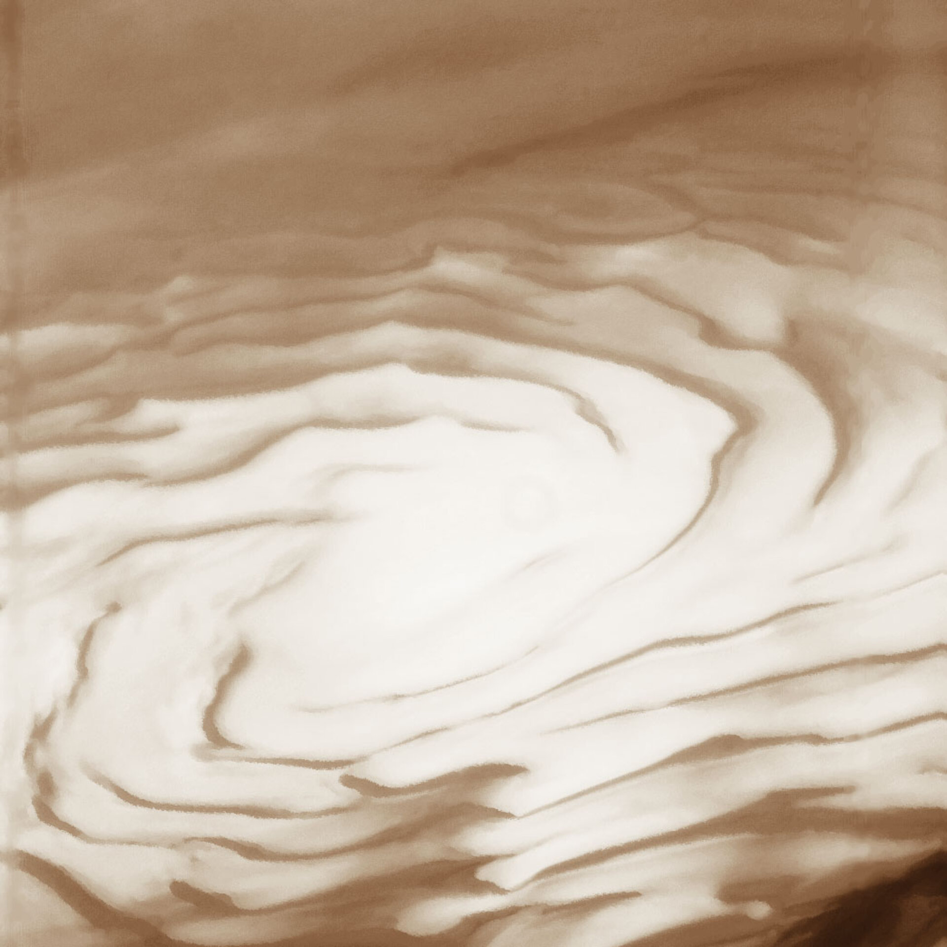 Martian polar ice cap viewed in 'normal' visible light