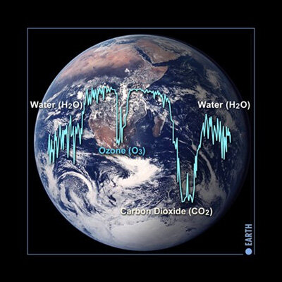 Ozon im Strahlungsspektrum eines Planeten könnte ein Hinweis auf Leben sein