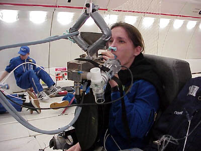 The Pulmonary Function System measures how lung function alters in microgravity