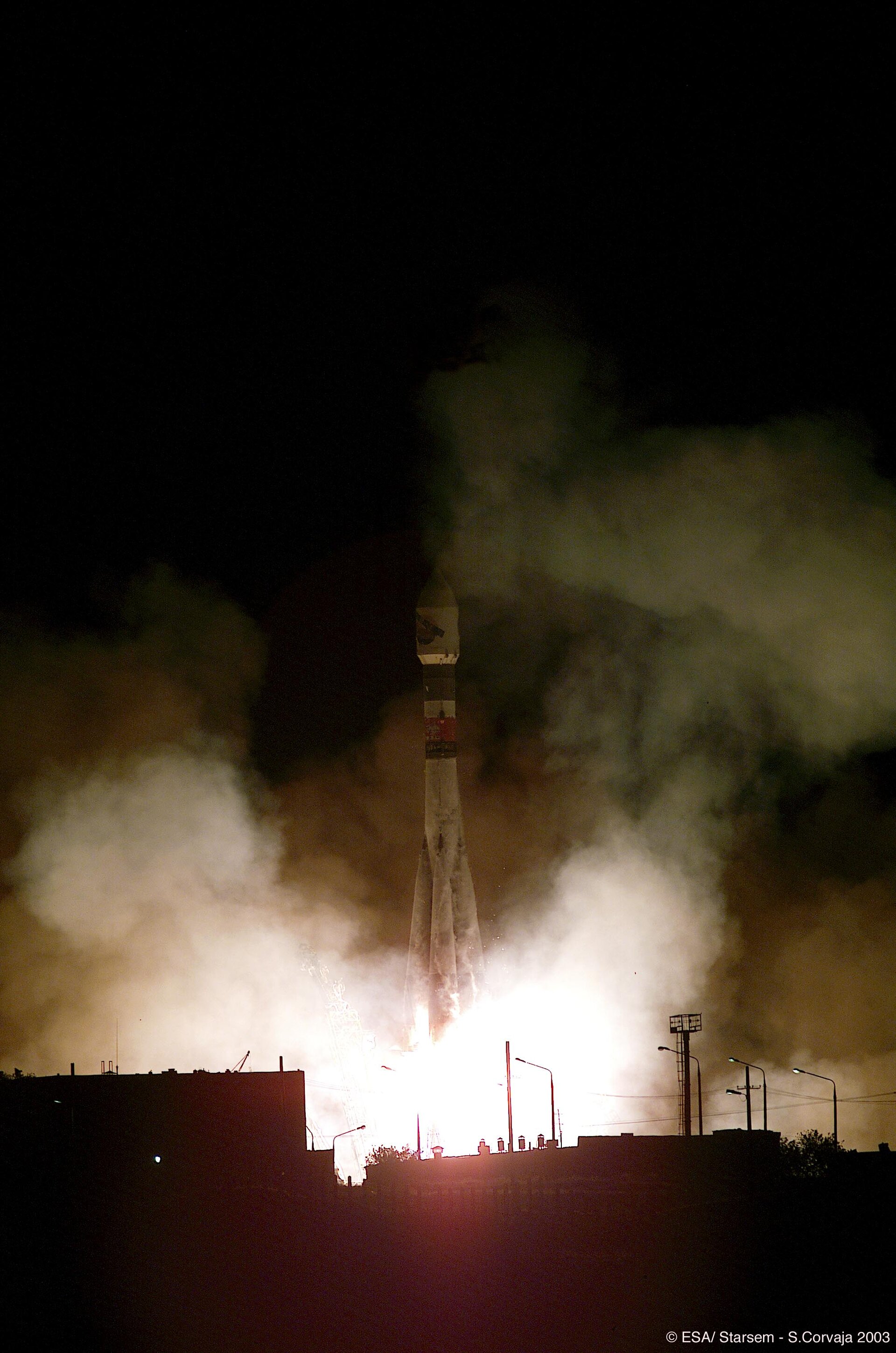 Mars Express was successfully launched from Baikonur at 17:45 GMT