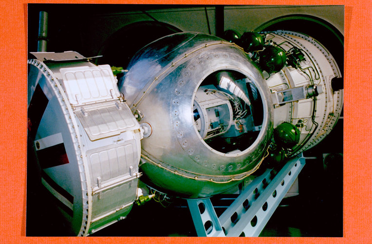 Bion-6 spacecraft on display