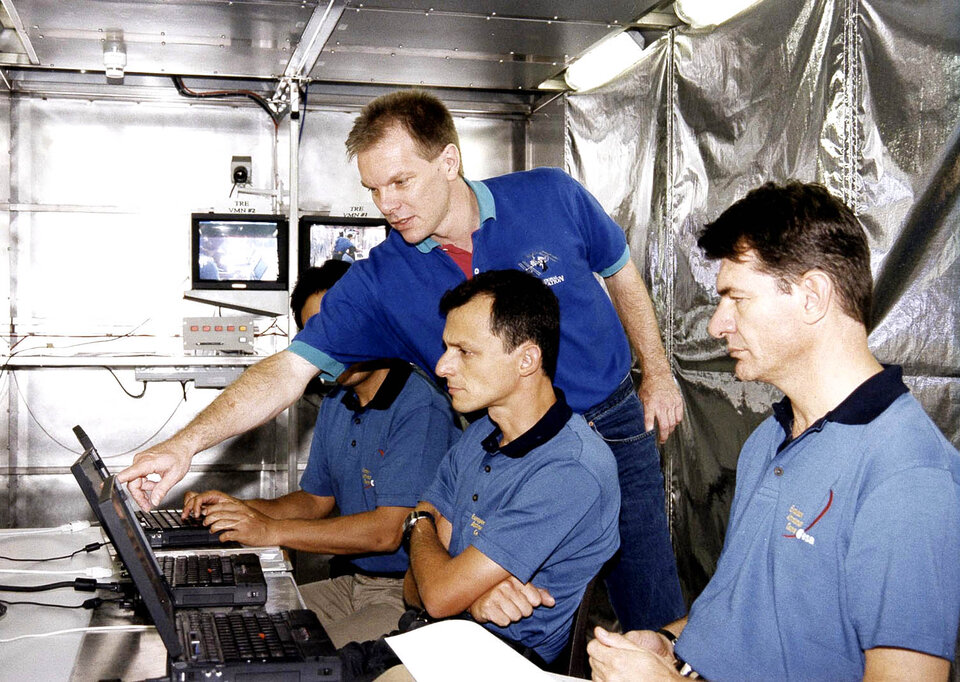 The first international astronaut class at EAC