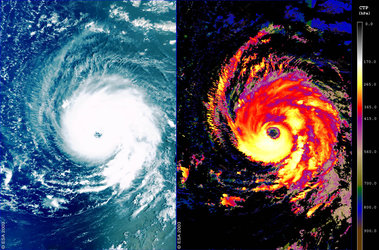 Hurricane Isabel - MERIS, 8 September 2003