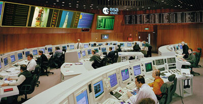 Controlekamer bij ESOC, Darmstadt