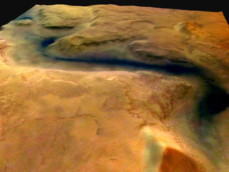 Reull Vallis - HRSC image 15 January 2004