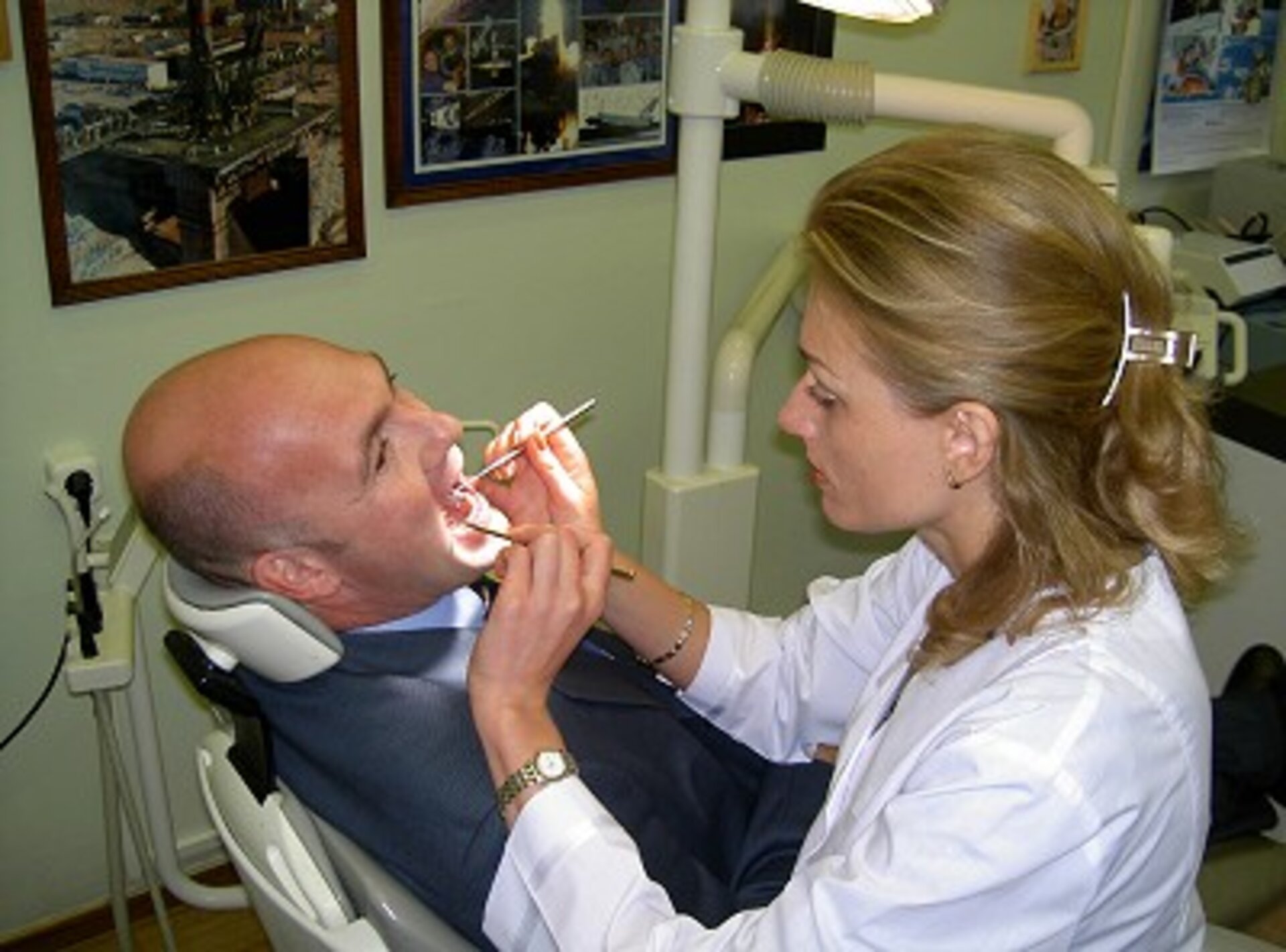 A dental check-up is also part of the medical