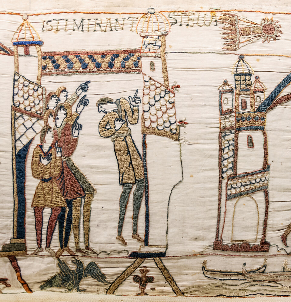 Comet Halley on the Bayeux Tapestry