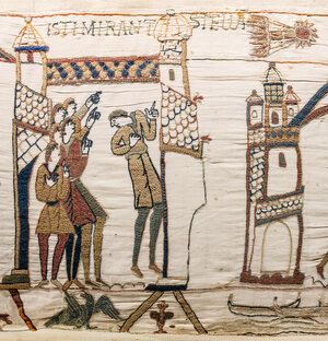 Comet Halley depicted on the Bayeux tapestry