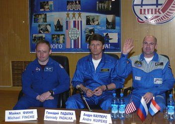 Delta crew during the pre-launch press conference