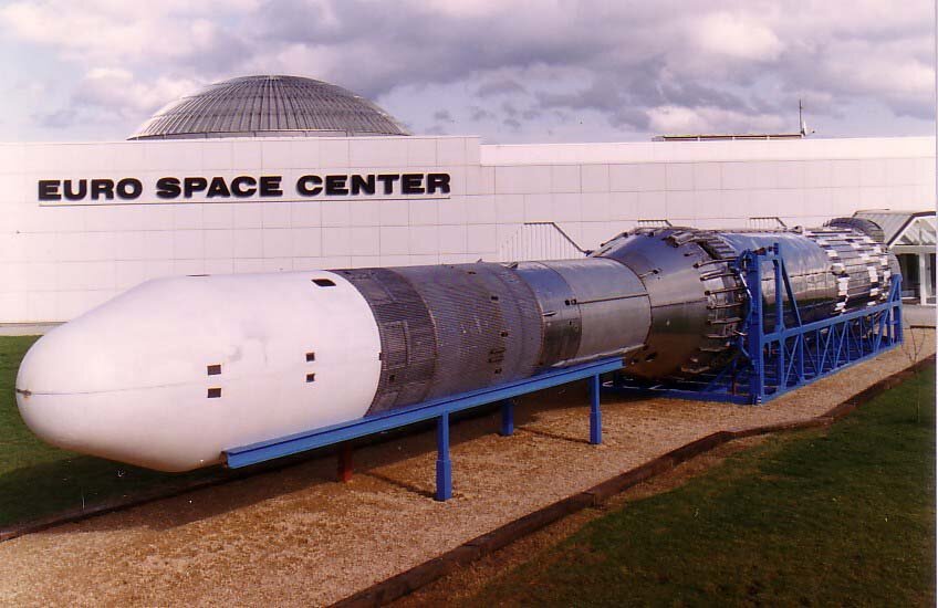 Raketa Europa v Euro Space Center (Belgie)
