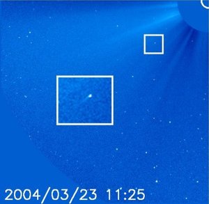 SOHO comet 750 seen by LASCO C3