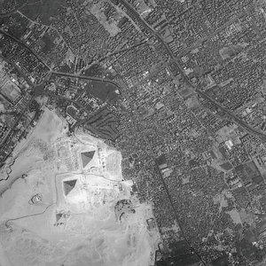 HRC image of the Pyramids of Giza