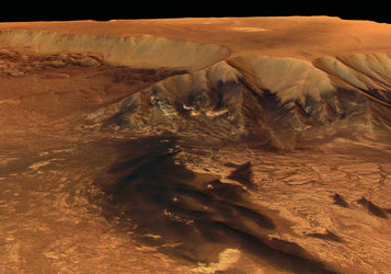 Perspective view of Melas Chasma