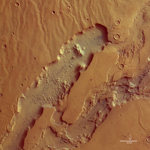 Colour image of Dao and Niger Valles