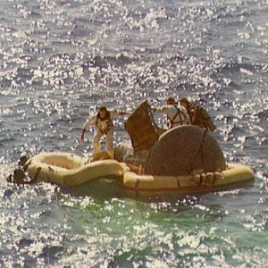 Splashdown for Gemini 5 (1965)
